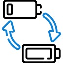 Mobile battery replacement icon